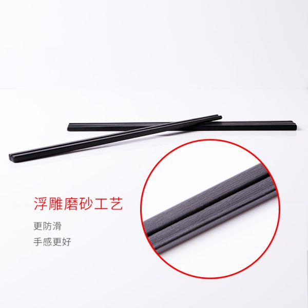 Swan愿者上钩黑色磨砂仿瓷密胺餐具简约创意汤粥碗杯碟筷日式原创