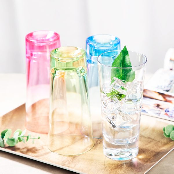 HB-814 03 Swan透明塑料果汁杯酒店鸡尾酒冷饮牛奶椰汁杯pc杯港式茶餐厅冷饮杯