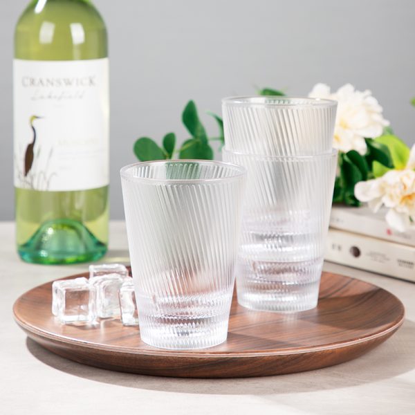 Swan港式PC水杯早餐杯家用餐厅牛奶饮料杯果汁杯无盖冷饮鸡尾酒塑料杯