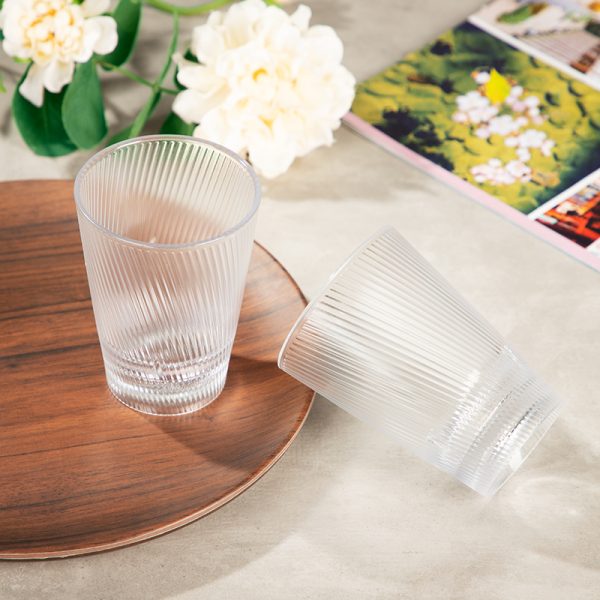 Swan港式PC水杯早餐杯家用餐厅牛奶饮料杯果汁杯无盖冷饮鸡尾酒塑料杯