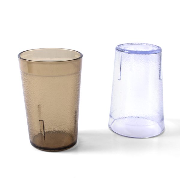 Swan防摔纯色港式茶餐厅塑料杯子可循环使用饭店茶水杯磨砂杯