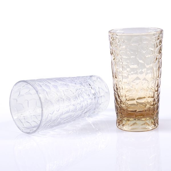 HC-812 (6) Swan Hong Kong - style Relief - designed Cups for Hong Kong - style Tea Restaurants, suitable for tea, desserts, beverages, juice. These are high - end plastic drinking cups.