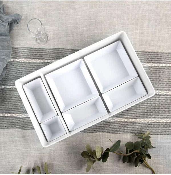 ST262 278 352 425 426 主图 (4) Swan长方形大理石纹午餐收纳盒水果点心便当盒