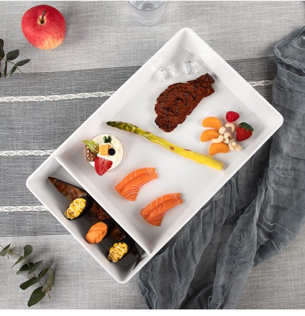 ST262 278 352 425 426 详情页 (20) Swan长方形大理石纹午餐收纳盒水果点心便当盒