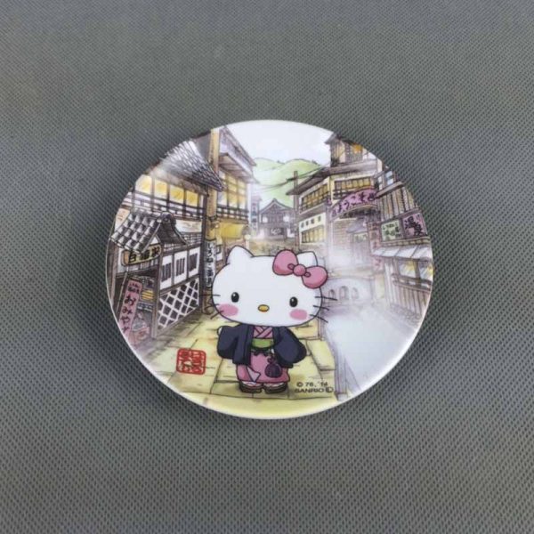 Swan03040-1东莞晶湖源头厂家定做美耐皿儿童10.7cm圆盘 可定制产品颜色和印刷图案