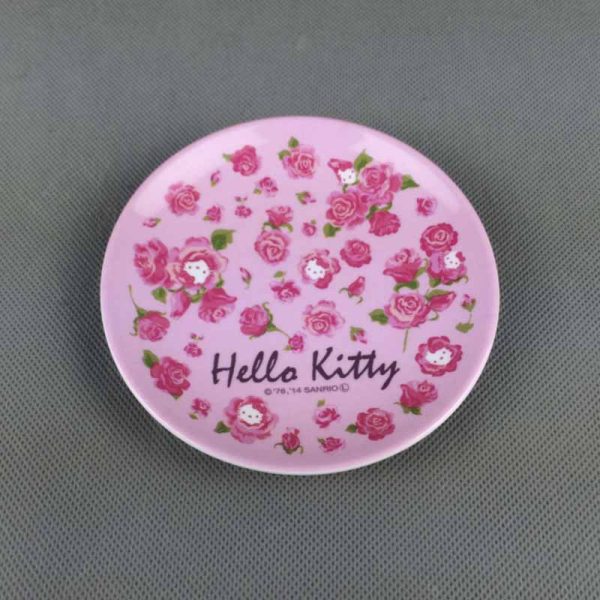 Swan03040-1东莞晶湖源头厂家定做美耐皿儿童10.7cm圆盘 可定制产品颜色和印刷图案