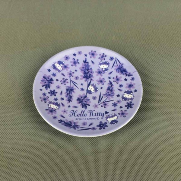 Swan03040-1东莞晶湖源头厂家定做美耐皿儿童10.7cm圆盘 可定制产品颜色和印刷图案
