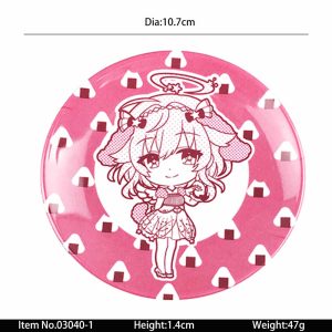 Swan03040-1东莞晶湖源头厂家定做美耐皿儿童10.7cm圆盘 可定制产品颜色和印刷图案