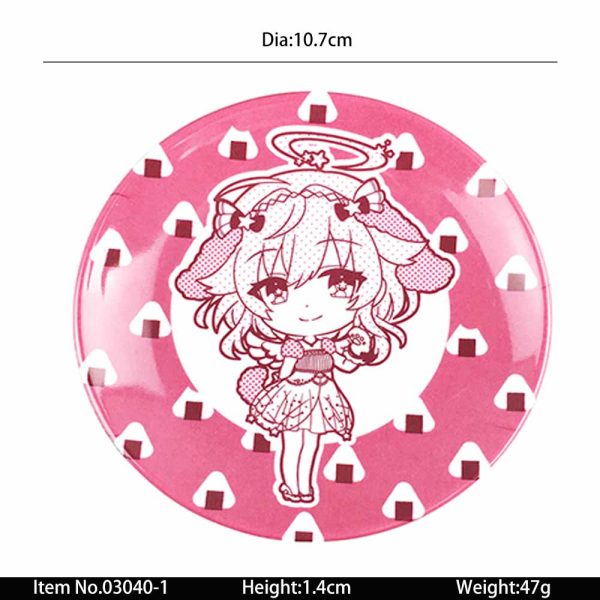 Swan03040-1东莞晶湖源头厂家定做美耐皿儿童10.7cm圆盘 可定制产品颜色和印刷图案