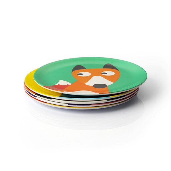 Swan55160东莞晶湖源头厂家定做美耐皿儿童20cm圆盘 可定制产品颜色和印刷图案