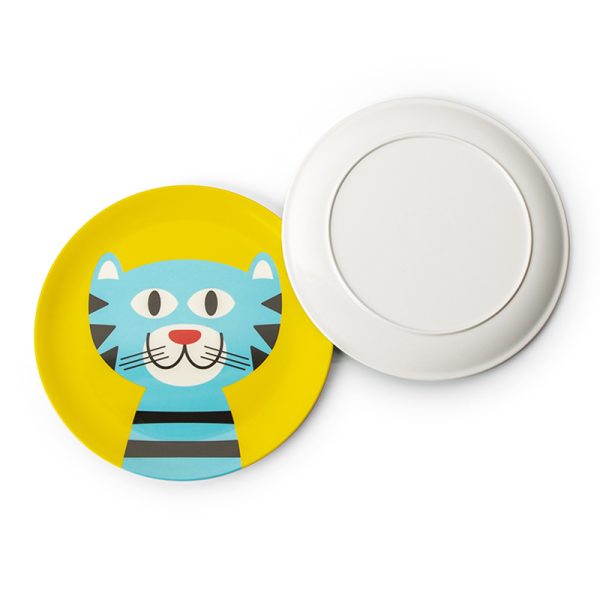 Swan55160东莞晶湖源头厂家定做美耐皿儿童20cm圆盘 可定制产品颜色和印刷图案