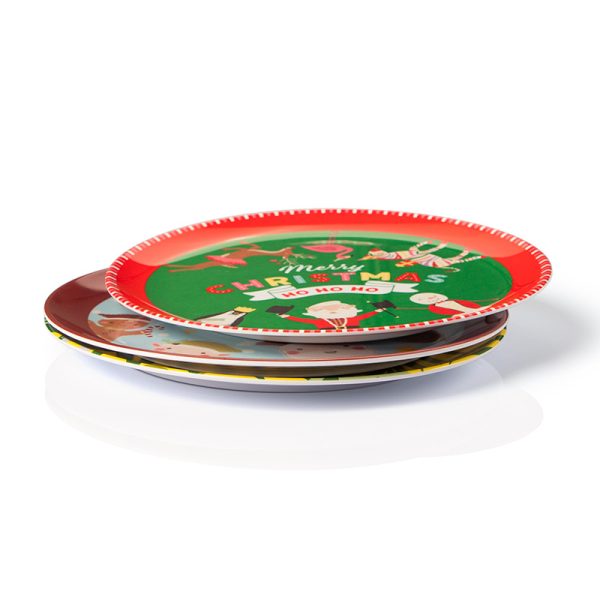 Swan55165东莞晶湖源头厂家定做美耐皿儿童20cm圆盘 可定制产品颜色和印刷图案