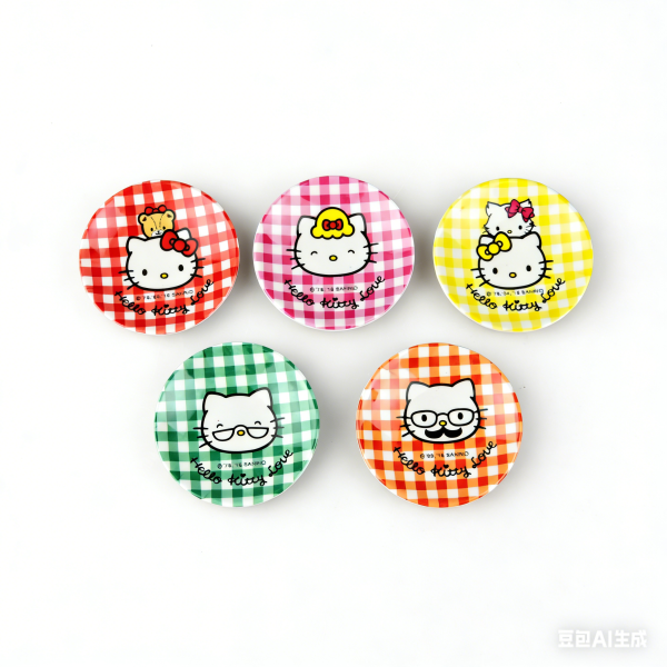 D200 (1) SwanD200东莞晶湖源头厂家定做美耐皿儿童5.5cm圆盘 可定制产品颜色和印刷图案