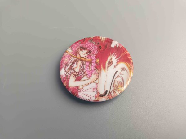 SwanD409东莞晶湖源头厂家定做美耐皿儿童5.6cm圆盘 可定制产品颜色和印刷图案