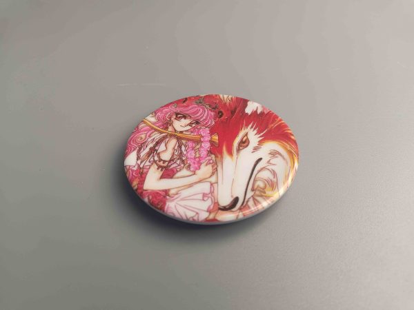 SwanD409东莞晶湖源头厂家定做美耐皿儿童5.6cm圆盘 可定制产品颜色和印刷图案