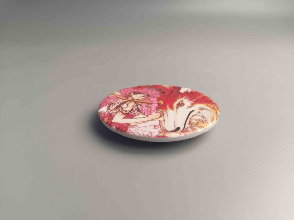 SwanD409东莞晶湖源头厂家定做美耐皿儿童5.6cm圆盘 可定制产品颜色和印刷图案