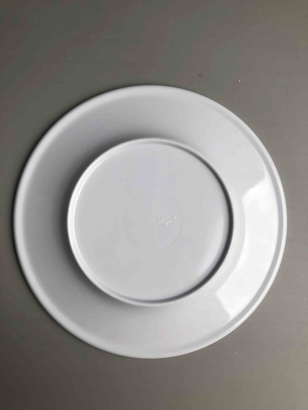 Swan03100东莞晶湖源头厂家定做美耐皿儿童25cm圆盘 可定制产品颜色和印刷图案