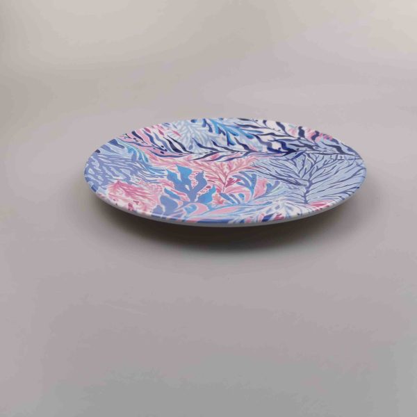 Swan03080东莞晶湖源头厂家定做美耐皿儿童20cm圆盘 可定制产品颜色和印刷图案