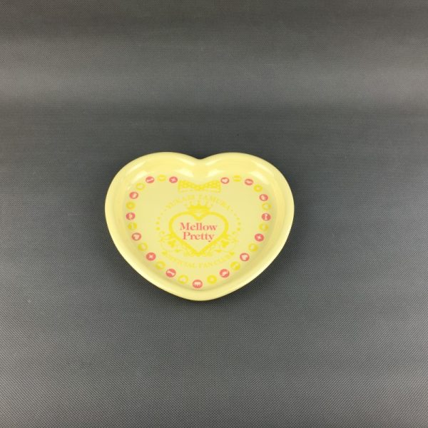 28009东莞晶湖源头厂家定做日本日式美耐皿23x12cm心型盘 可定制产品颜色和印刷图案