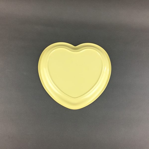 28009东莞晶湖源头厂家定做日本日式美耐皿23x12cm心型盘 可定制产品颜色和印刷图案