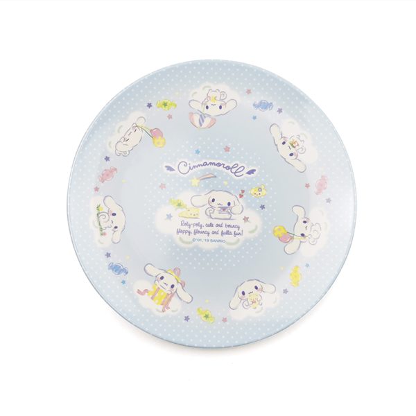 Swan55162东莞晶湖源头厂家定做美耐皿儿童19cm圆盘 可定制产品颜色和印刷图案