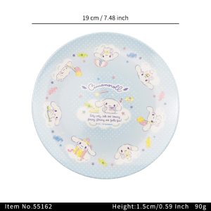 Swan55162东莞晶湖源头厂家定做美耐皿儿童19cm圆盘 可定制产品颜色和印刷图案