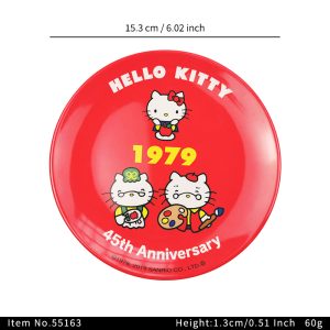 Swan55163东莞晶湖源头厂家定做美耐皿儿童15cm圆盘 可定制产品颜色和印刷图案