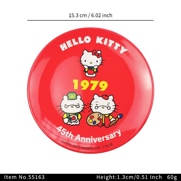 Swan55163东莞晶湖源头厂家定做美耐皿儿童15cm圆盘 可定制产品颜色和印刷图案