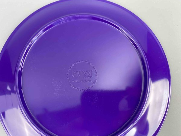 Swan55164东莞晶湖源头厂家定做美耐皿儿童17.7cm圆盘 可定制产品颜色和印刷图案