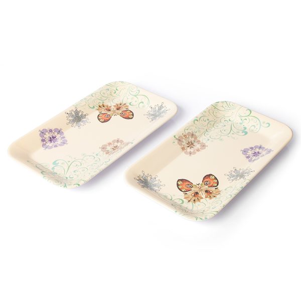 Swan55185东莞晶湖源头厂家定做美耐皿26x14.7cm长盘 可定制产品颜色和印刷图案