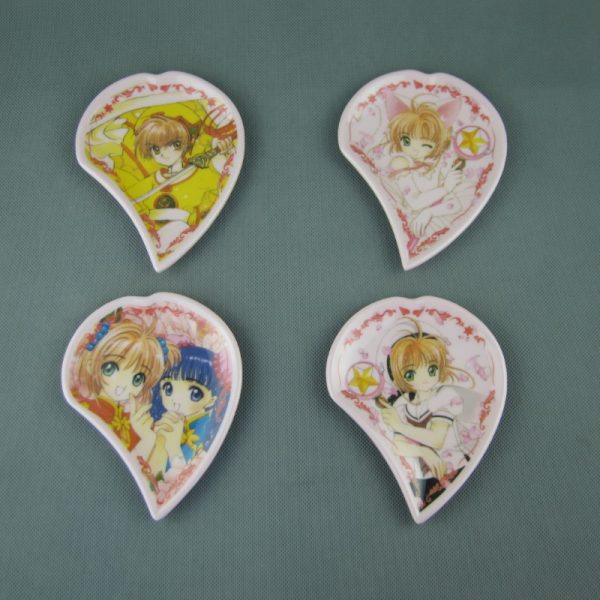 D402 (4) D402东莞晶湖源头厂家定做日本日式美耐皿12x9.5cm心型盘 可定制产品颜色和印刷图案