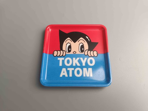 SwanD633东莞晶湖源头厂家定做美耐皿儿童8.9cm正方形盘 可定制产品颜色和印刷图案