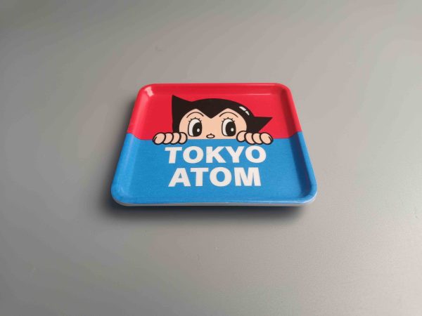 SwanD633东莞晶湖源头厂家定做美耐皿儿童8.9cm正方形盘 可定制产品颜色和印刷图案