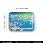 SwanD660 Dongguan Jinghu Original Manufacturer Custom Melamine 15x10cm Rectangular Plate, Customizable Product Colors and Printed Patterns