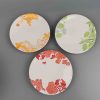 SwanJ168东莞晶湖源头厂家定做美耐皿儿童15cm寿司碟 可定制产品颜色和印刷图案