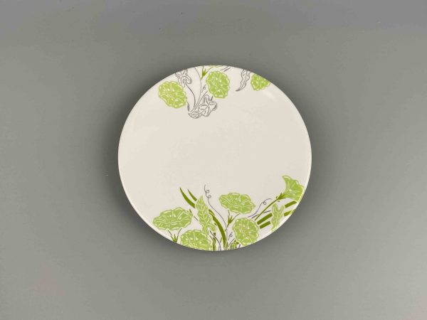 SwanJ168东莞晶湖源头厂家定做美耐皿儿童15cm寿司碟 可定制产品颜色和印刷图案