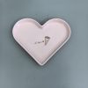 SwanP21225东莞晶湖源头厂家定做美耐皿儿童11cm心型盘 可定制产品颜色和印刷图案