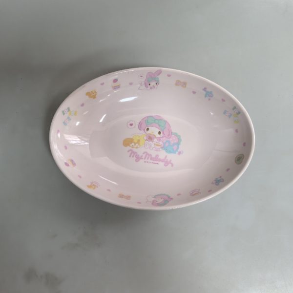 SwanP346东莞晶湖源头厂家定做美耐皿22.5x16cm正方形盘 可定制产品颜色和印刷图案