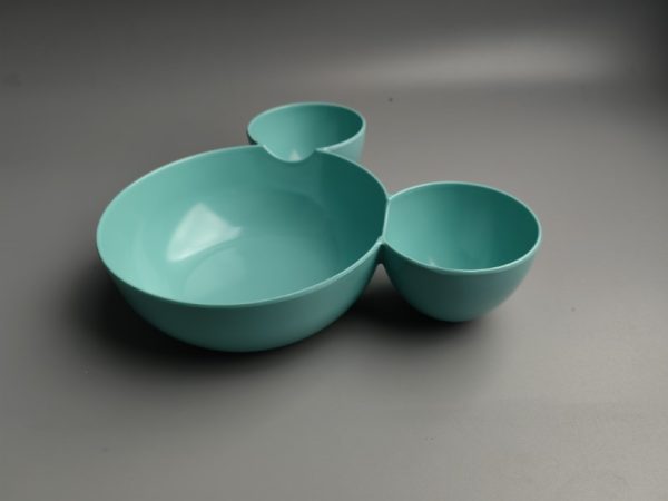 RS-DSNY-10RED东莞晶湖源头厂家定做美耐皿21x20cm盘 可定制产品颜色和印刷图案