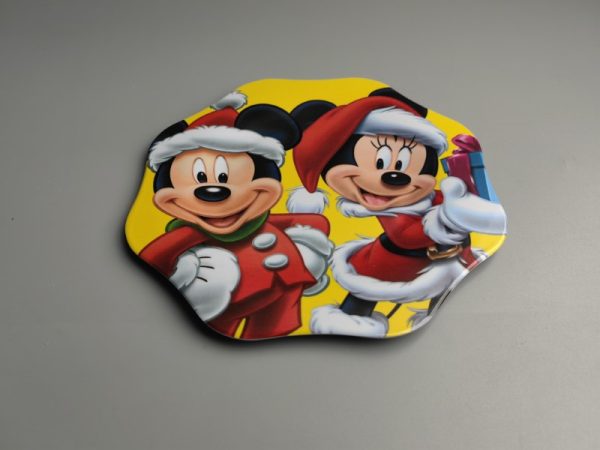 RS-DSNY-20A东莞晶湖源头厂家定做美耐皿20x20cm盘 可定制产品颜色和印刷图案