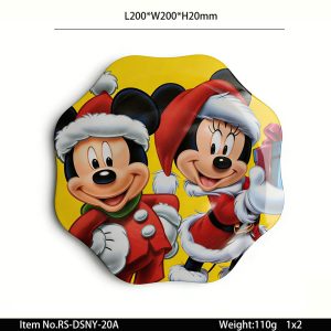 RS-DSNY-20A SKU RS-DSNY-20A东莞晶湖源头厂家定做美耐皿20x20cm盘 可定制产品颜色和印刷图案