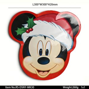 SwanRS-DSNY-MK30莞晶湖源头厂家定做美耐皿30x30cm盘 可定制产品颜色和印刷图案