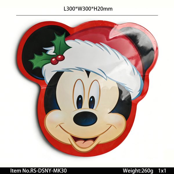 SwanRS-DSNY-MK30莞晶湖源头厂家定做美耐皿30x30cm盘 可定制产品颜色和印刷图案