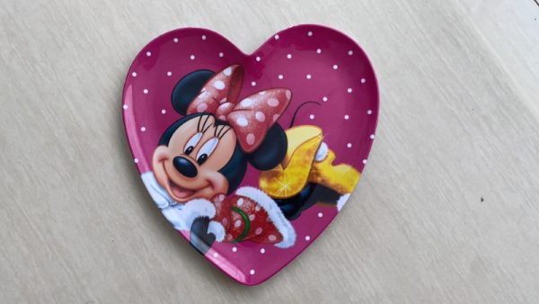 RS-FROZEN-13A东莞晶湖源头厂家定做日本日式美耐皿20x20cm心型盘 可定制产品颜色和印刷图案