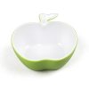 SB5025东莞晶湖源头厂家定做美耐皿13.8x13cm造型苹果碗 可定制产品颜色和印刷图案