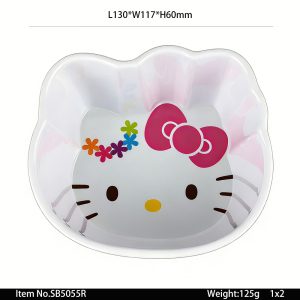 SB5055R东莞晶湖源头厂家定做美耐皿13x11.7cm造型草莓盘 可定制产品颜色和印刷图案