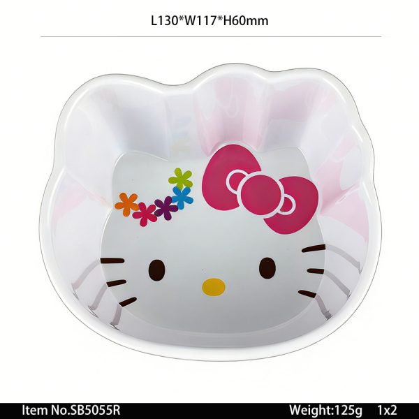 SB5055R SKU SB5055R东莞晶湖源头厂家定做美耐皿13x11.7cm造型草莓盘 可定制产品颜色和印刷图案