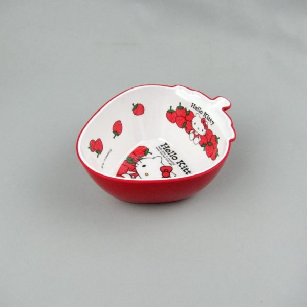 SB6001东莞晶湖源头厂家定做美耐皿14.6x12cm造型草莓碗 可定制产品颜色和印刷图案