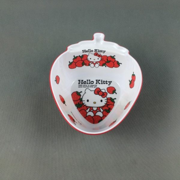 SB6001东莞晶湖源头厂家定做美耐皿14.6x12cm造型草莓碗 可定制产品颜色和印刷图案