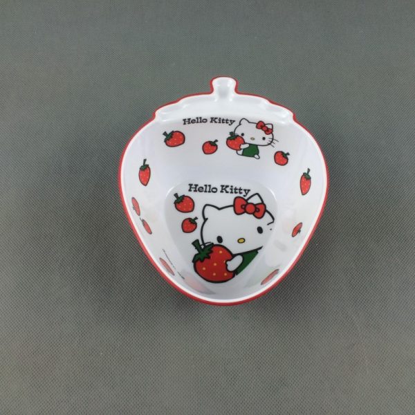 SB6001东莞晶湖源头厂家定做美耐皿14.6x12cm造型草莓碗 可定制产品颜色和印刷图案